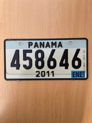 Matrícula Panamá 458646 - 2011