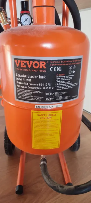 Depósito de Arena a Presión VEVOR