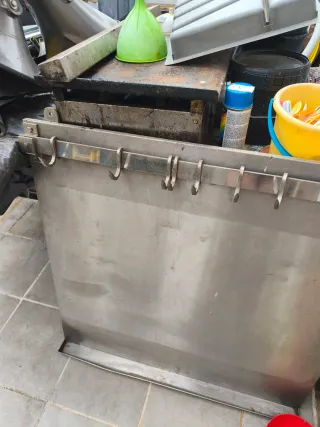 Panel Acero Inoxidable Colgar Embutidos