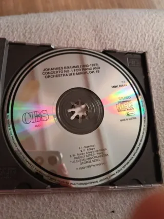 Brahms Piano Concerto No. 1 CD
