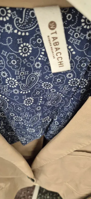 Giacca uomo di cotone tg 50
