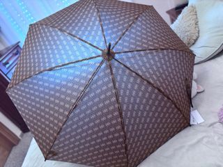 Paraguas Guess Nuevo Marrón y Beige