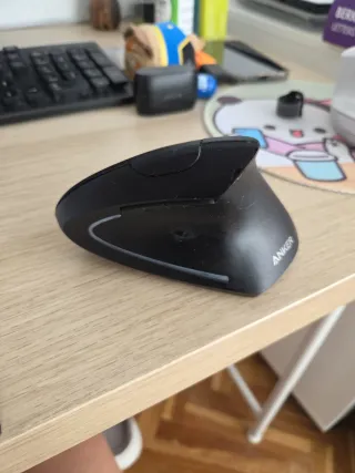 Ratón ergonómico Anker Negro