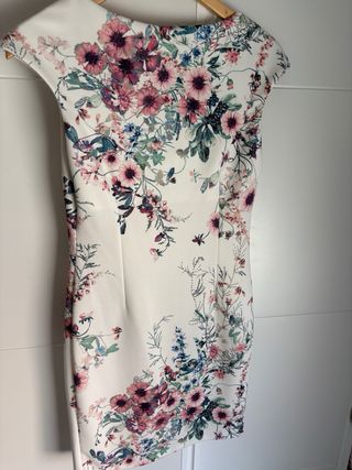 Vestido floral blanco