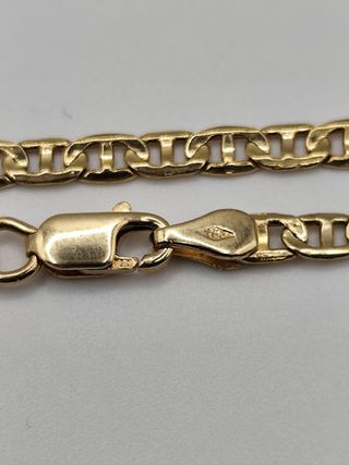 Cadena Oro 18k - Bilbao con Barra 7,78gr - 60cm