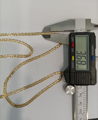 Cadena Oro 18k - Bilbao con Barra 7,78gr - 60cm