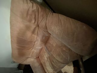 Sofá 2 plazas piel salvaje beige/rosa