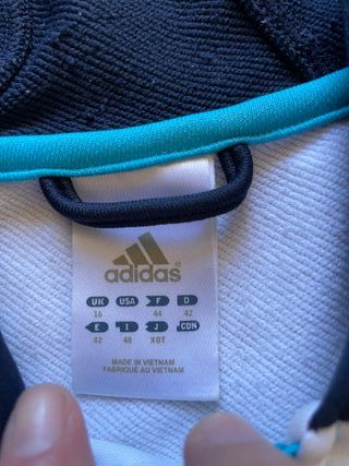 Chaqueta Adidas Vintage Azul y Turquesa