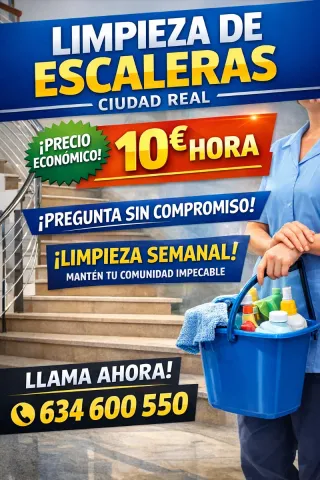 LIMPIEZA DE ESCALERAS