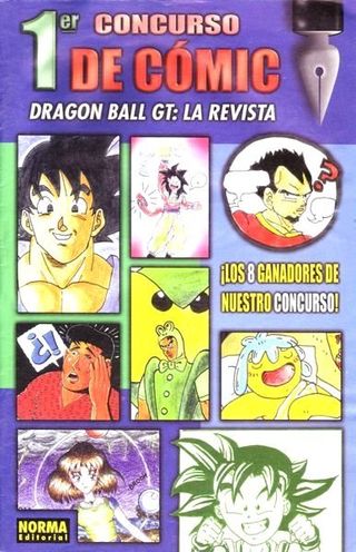 1er concurso de cómic. Dragon Ball gt: la revista