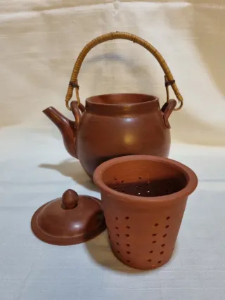 Teiera Tisaniera in terracotta