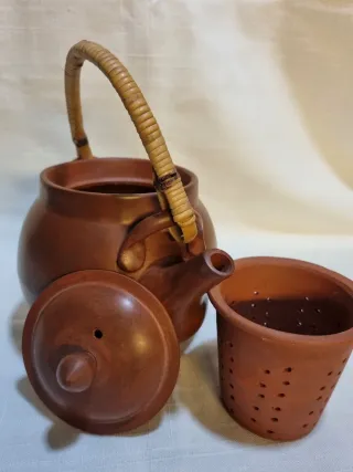 Teiera Tisaniera in terracotta