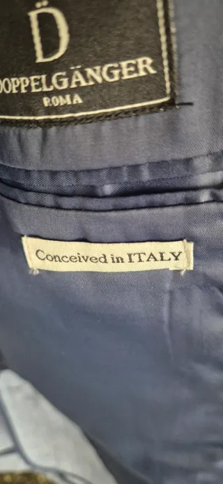 Giacca uomo  blu/grigio