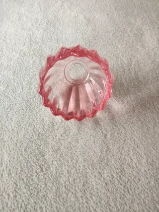 Lámpara colgante vintage rosa + bombilla