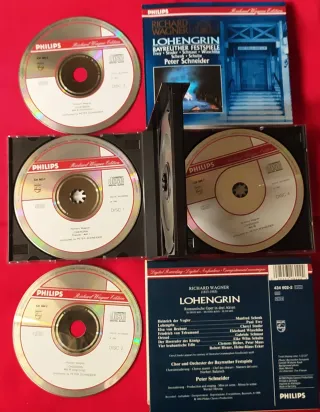 Wagner! Lohengrin 4CDs + Librito
