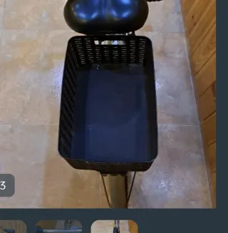Soporte trasero bici 20 con cesta