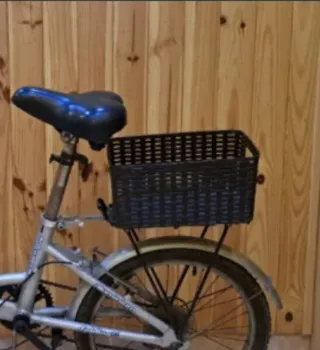 Soporte trasero bici 20 con cesta