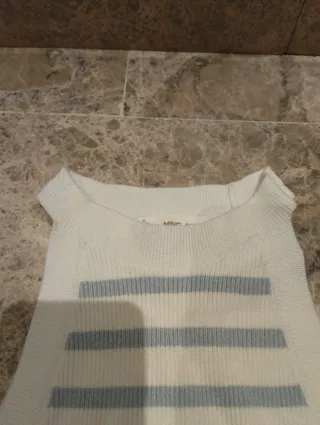 Top canalé Mango niña