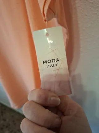 Vestido naranja talla 52