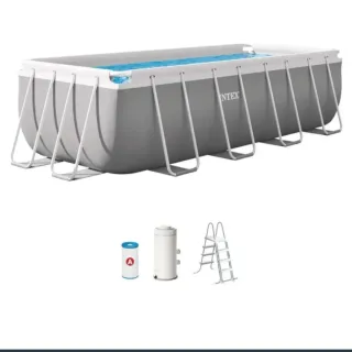 Piscina desmontable Intex rectangular + Manta term