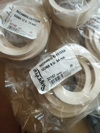 Lote recambios cafetera italiana