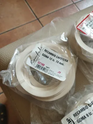 Lote recambios cafetera italiana