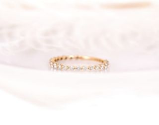 Anillo diamantes y plata 925 laminado oro 18k