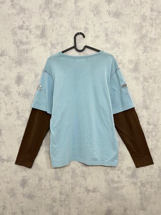 Camiseta El Niño manga larga azul y marrón