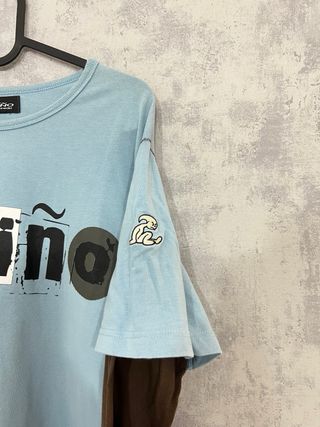 Camiseta El Niño manga larga azul y marrón