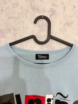 Camiseta El Niño manga larga azul y marrón