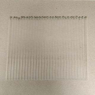 Tubos de cristal antiguos para lámparas