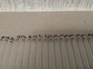 Tubos de cristal antiguos para lámparas