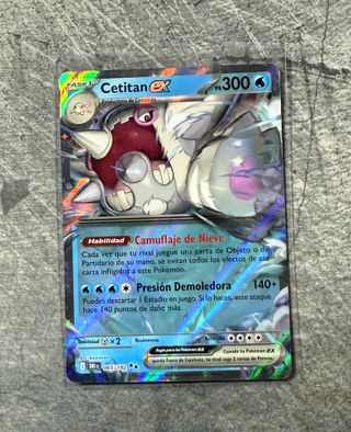 Cetitan EX Rivales Predestinados Carta Pokemon