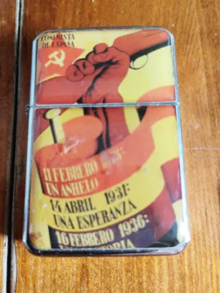 Mechero Metálico STAR temática guerra civil