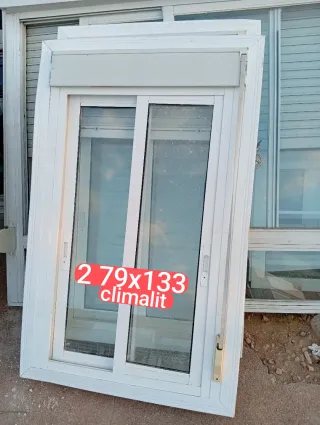 Ventana Aluminio Corredera 100x124 Climalit