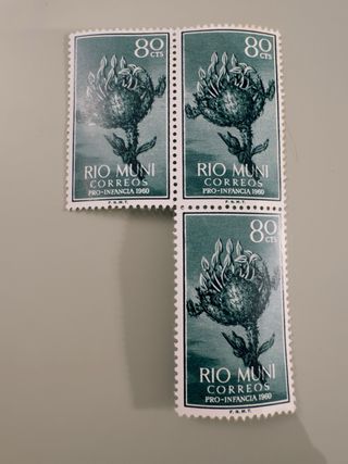 Sellos Pro-Infancia 1960 (12 uds)