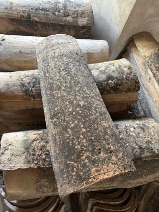 Teules antigues test / Tejas antiguas cerámica