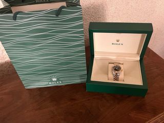 Reloj para mujer Acero y Oro Negro + bolsa