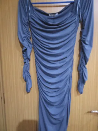 Vestido azul elegante talla M
