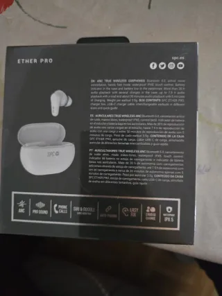 Auriculares SPC Ether Pro Blancos