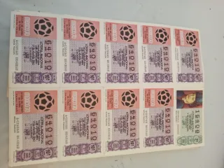 Lotería Nacional España IX Copa Mundo Fútbol