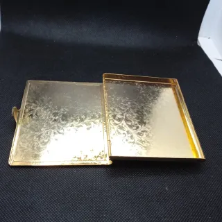 Porta biglietti/sigarette vintage perla e strass