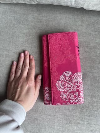 Cartera Desigual Rosa y Blanca