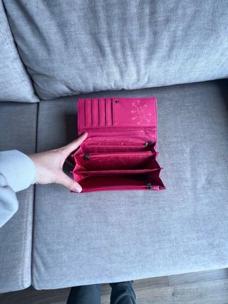 Cartera Desigual Rosa y Blanca