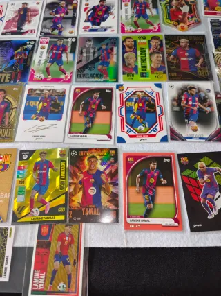 Lote cromos Lamine Yamal FC Barcelona