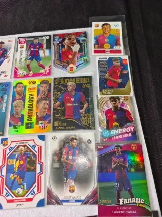 Lote cromos Lamine Yamal FC Barcelona