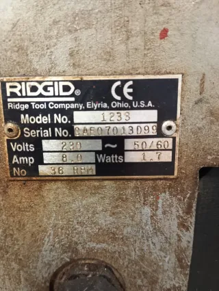 Máquina Roscadora RIDGID 1233