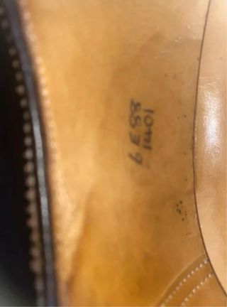 Zapatos Oxford de piel y lona