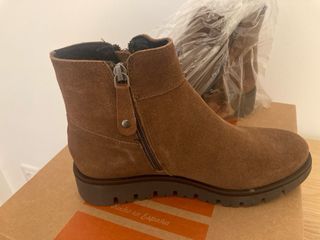 Botín piel serraje cuña Kangaroos 36