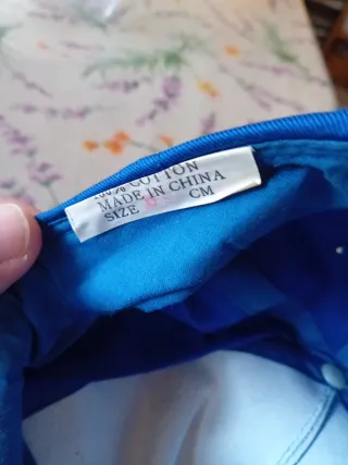*Cappellino Senna Blu e Bianco